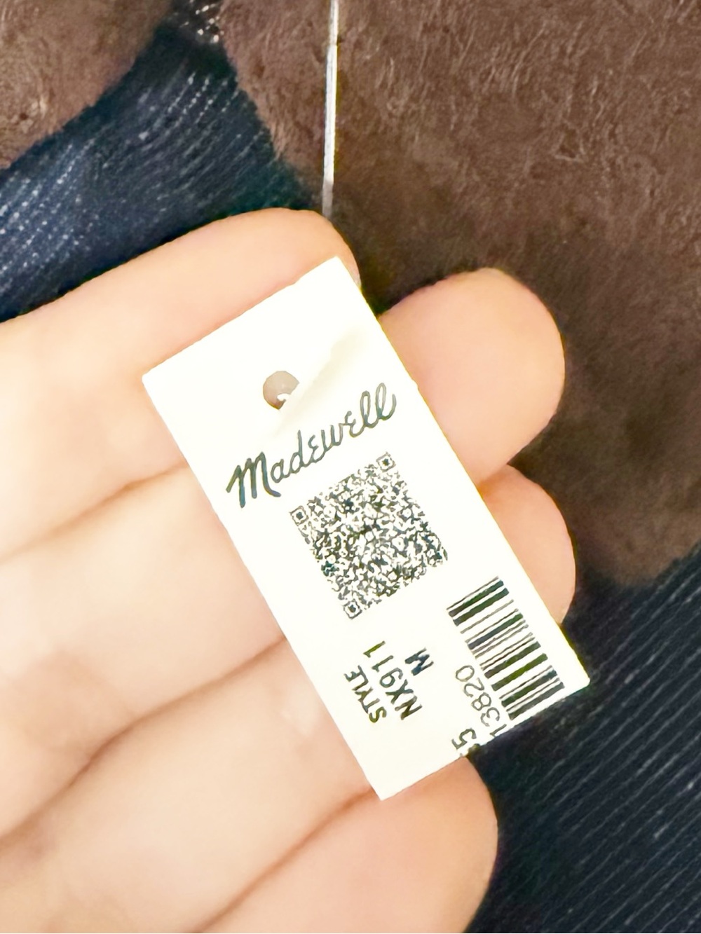 Madewell Denim Chore Jacket Suede Collar in Rinse Wash size medium NEW $228 MSRP - Picture 11 of 12